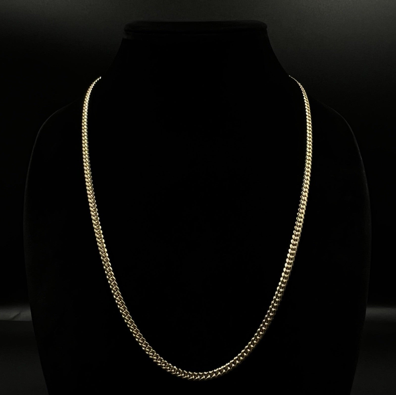 24” 14K Solid Yellow Gold Miami Cuban Chain | 37g | 4.5MM | Box Clasp |
