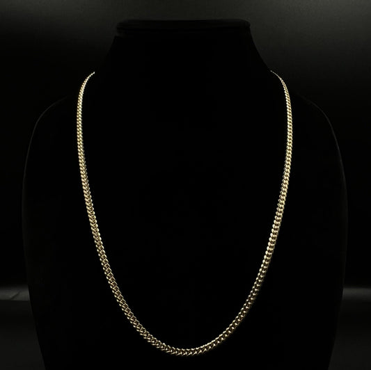 24” 14K Solid Yellow Gold Miami Cuban Chain | 37g | 4.5MM | Box Clasp |