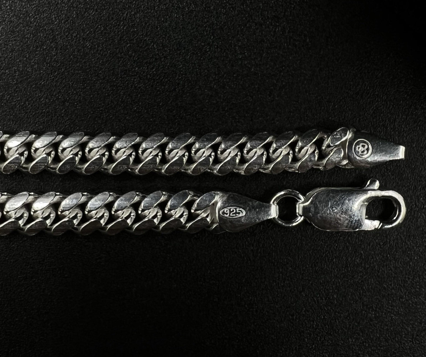 20” 925 Solid Sterling Silver Diamond Cut Miami Cuban Chain 36.55g | 5.4MM Italy