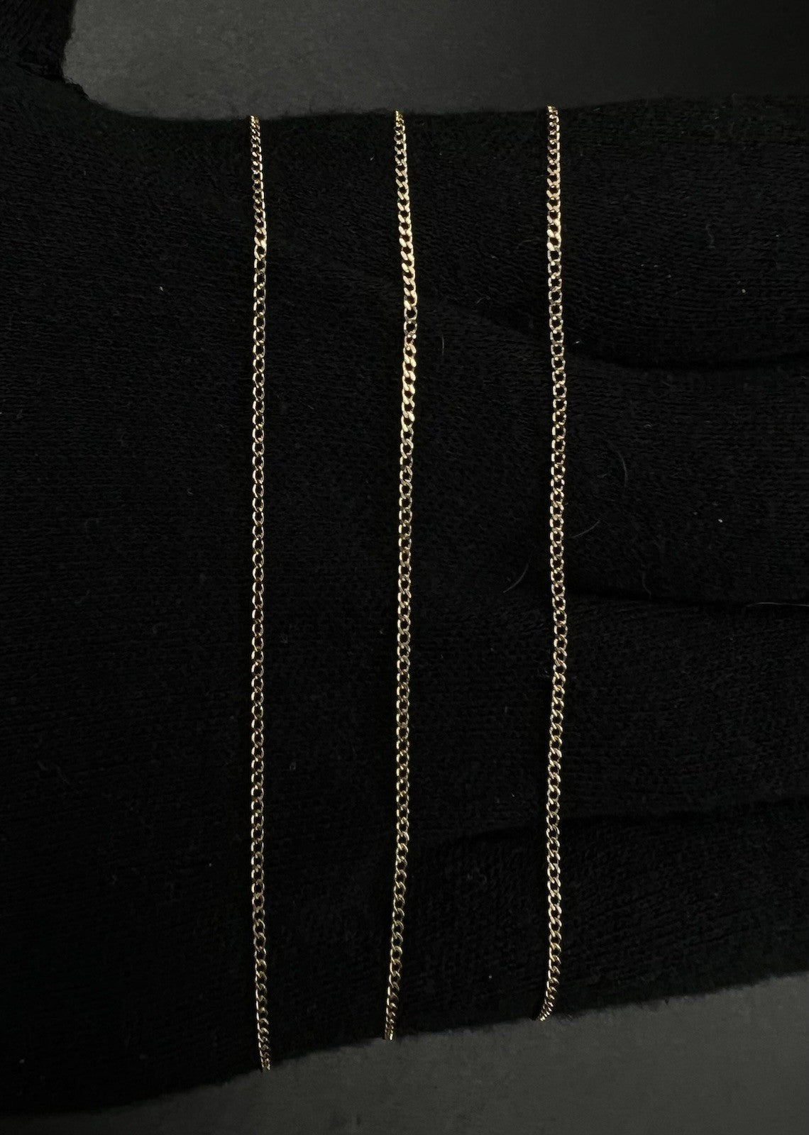 22” 14K Hollow Yellow Gold Diamond Cut Cuban Chain | 1.52g | 1.1MM | Lobster |
