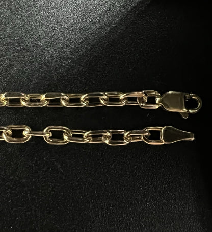 17.5” 14K Hollow Yellow Gold Cable Chain | 4.16g | 2.9mm | Lobster Clasp |