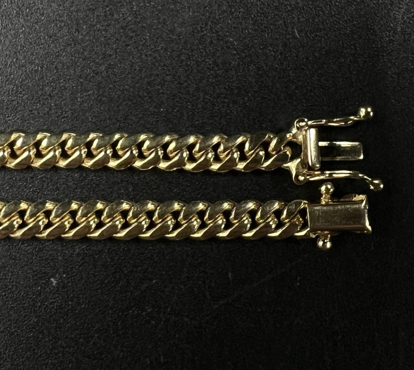 24” 14K Solid Yellow Gold Miami Cuban Chain | 37g | 4.5MM | Box Clasp |