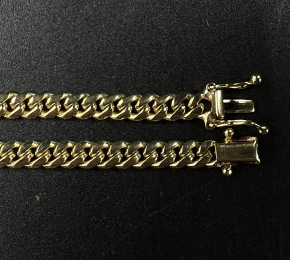 24” 14K Solid Yellow Gold Miami Cuban Chain | 37g | 4.5MM | Box Clasp |