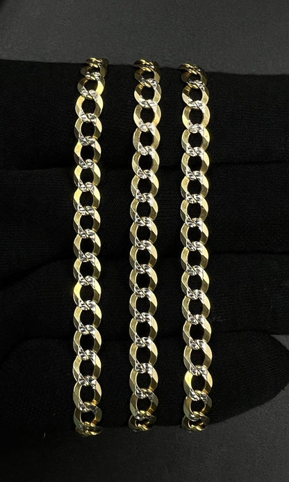 22.25” 14K Solid Yellow Gold Diamond Cut Cuban Chain | 19.7g | 5.6mm | Lobster |