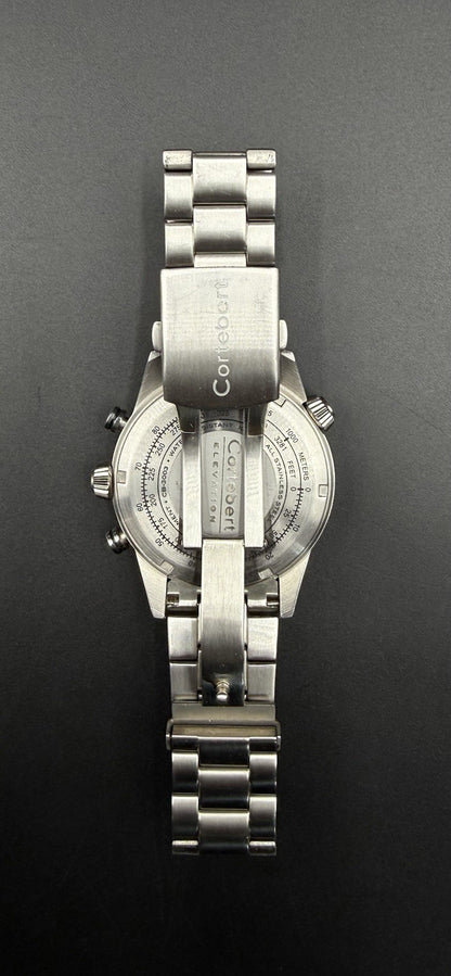 Cortebert Elevation Men’s 44MM Pilot Chronograph Date Watch CB-3003 - Slide Rule