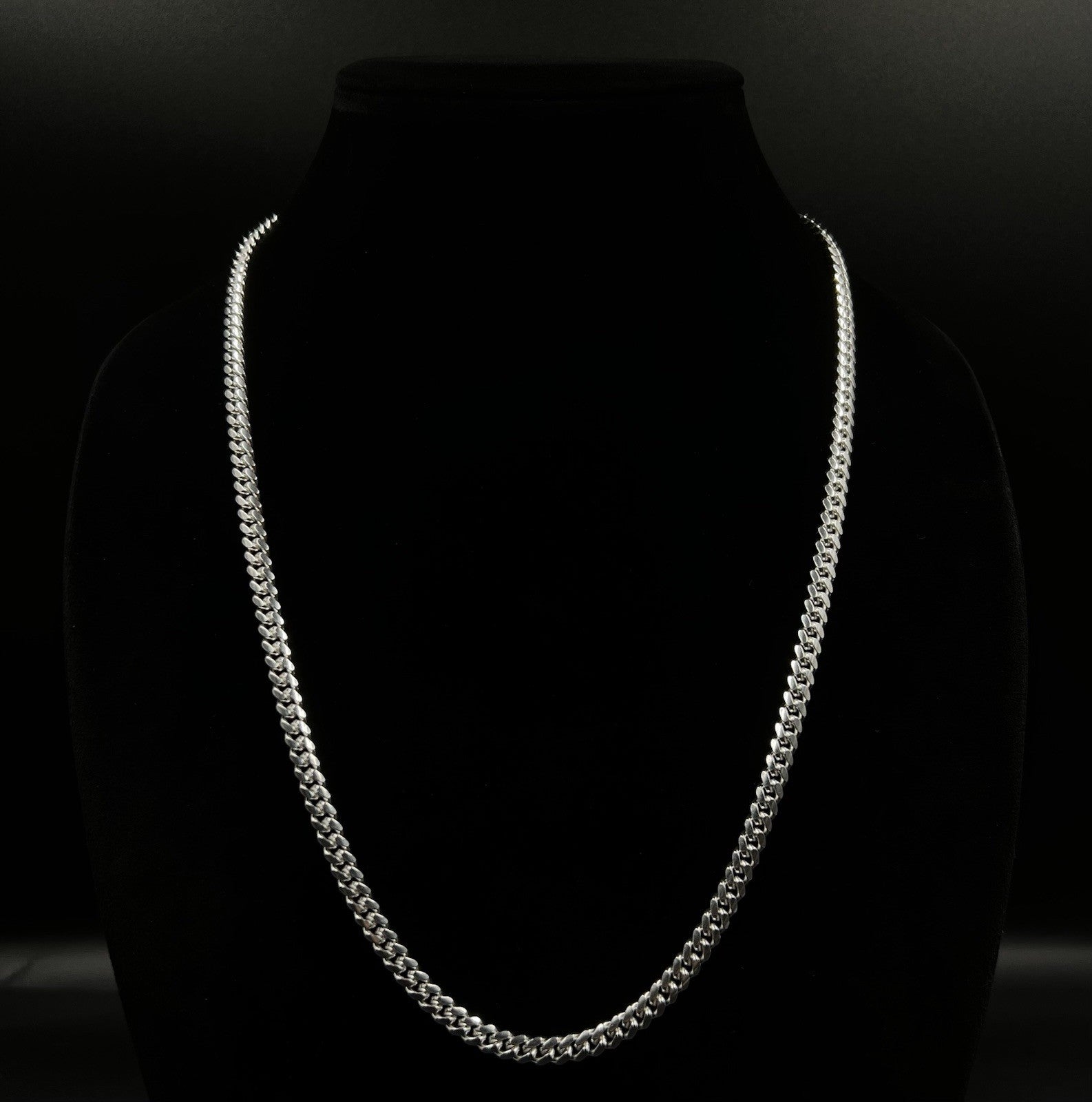 24” 925 Solid Sterling Silver Diamond Cut Miami Cuban Chain 42.23g | 5.4MM Italy