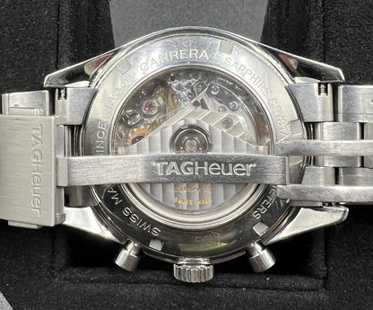 Tag Heuer Carrera 41MM Automatic Chronograph Date Swiss Made Watch CV2014 100M