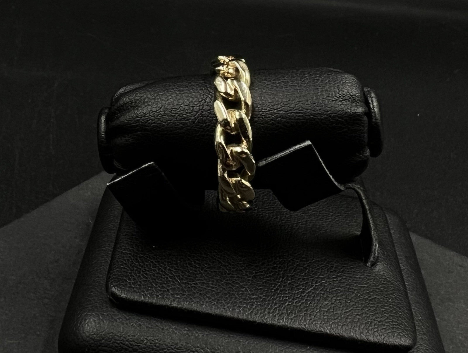 10K Solid Yellow Gold Miami Cuban Ring | Size  10.25 | 7g | 6mm Wide |