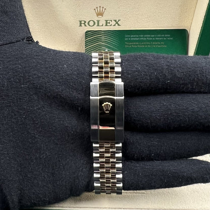 Rolex Datejust 36mm 126233 Champagne Dial 2021 Jubilee Two-Tone 18k SS Box Card