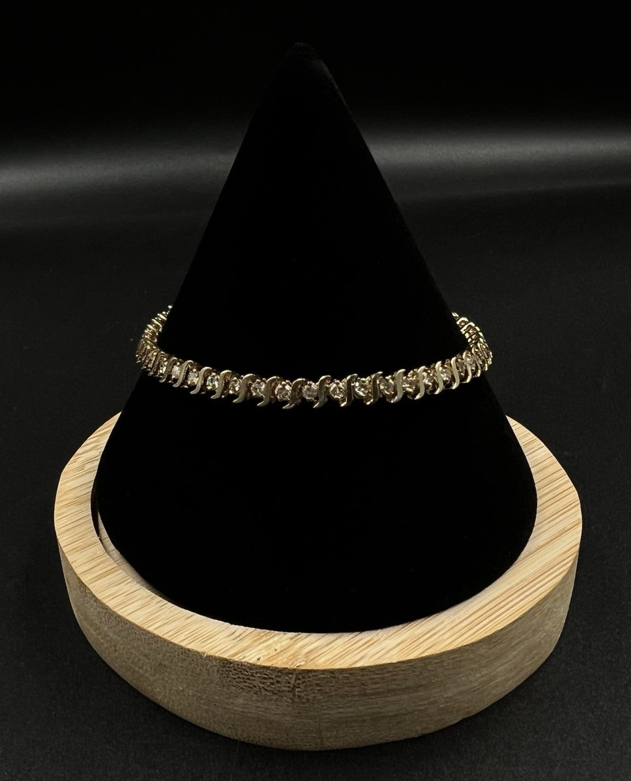 7.25” 14K Yellow Gold Natural Diamond Tennis Bracelet | 9.42g | ~1.5ct | 4.5MM |