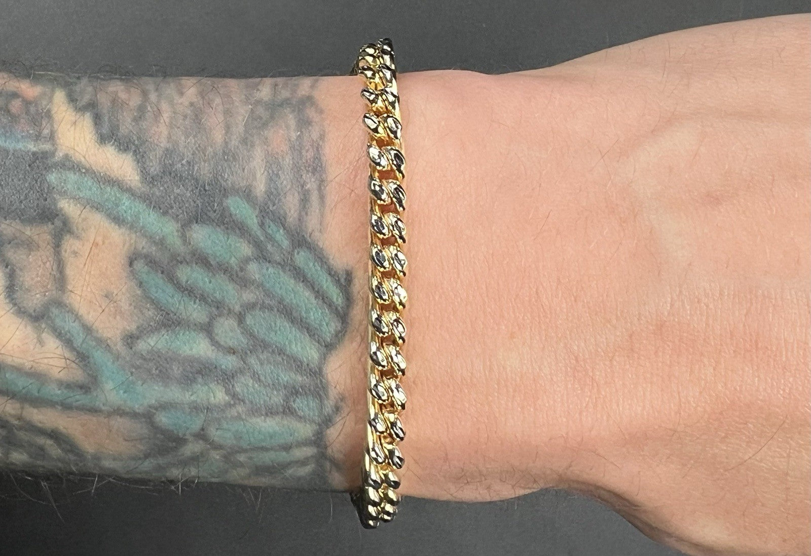 8.25” 10K Semi-Solid Yellow Gold Diamond Cut Franco Box Bracelet 11.83g | 4.7MM