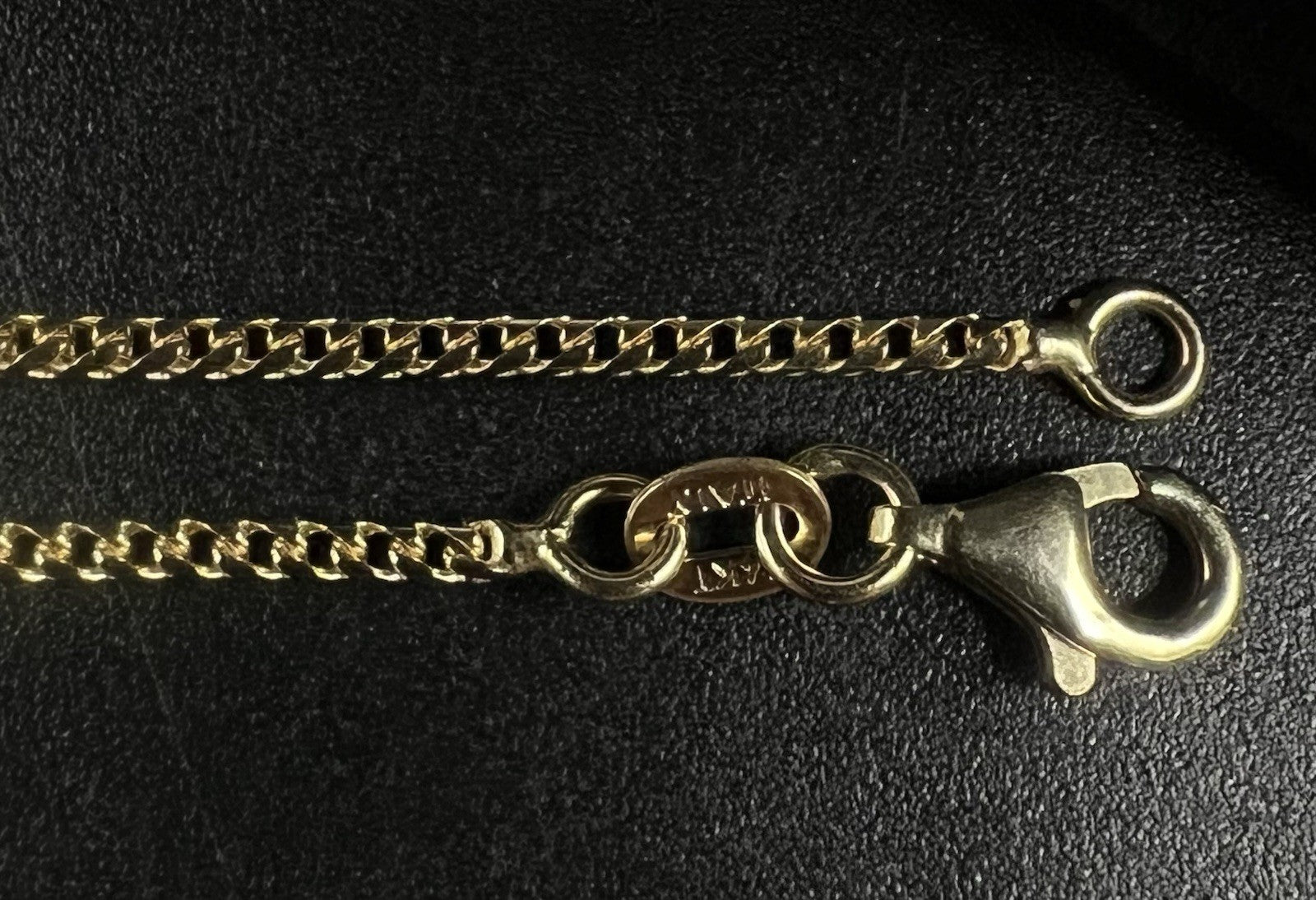 20” 14K Solid Yellow Gold Diamond Cut Franco Box Chain | 7g | 1.5MM | Jacoje |