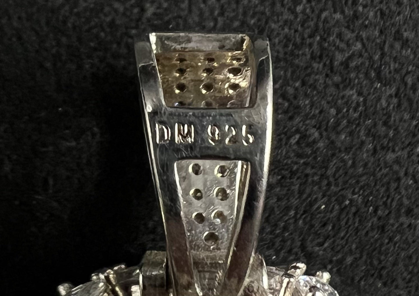 .84” x 1.8” 925 Semi-Solid Sterling Silver Jesus Face Pendant 11.44g 7.5MM Bail