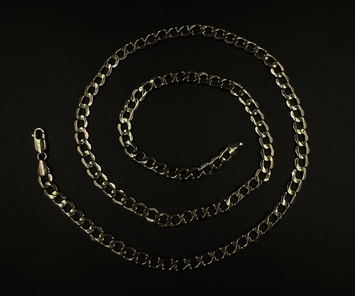 26” 10k Hollow Yellow Gold Diamond Cut Cuban Chain || 12.31g || 6.7mm ||