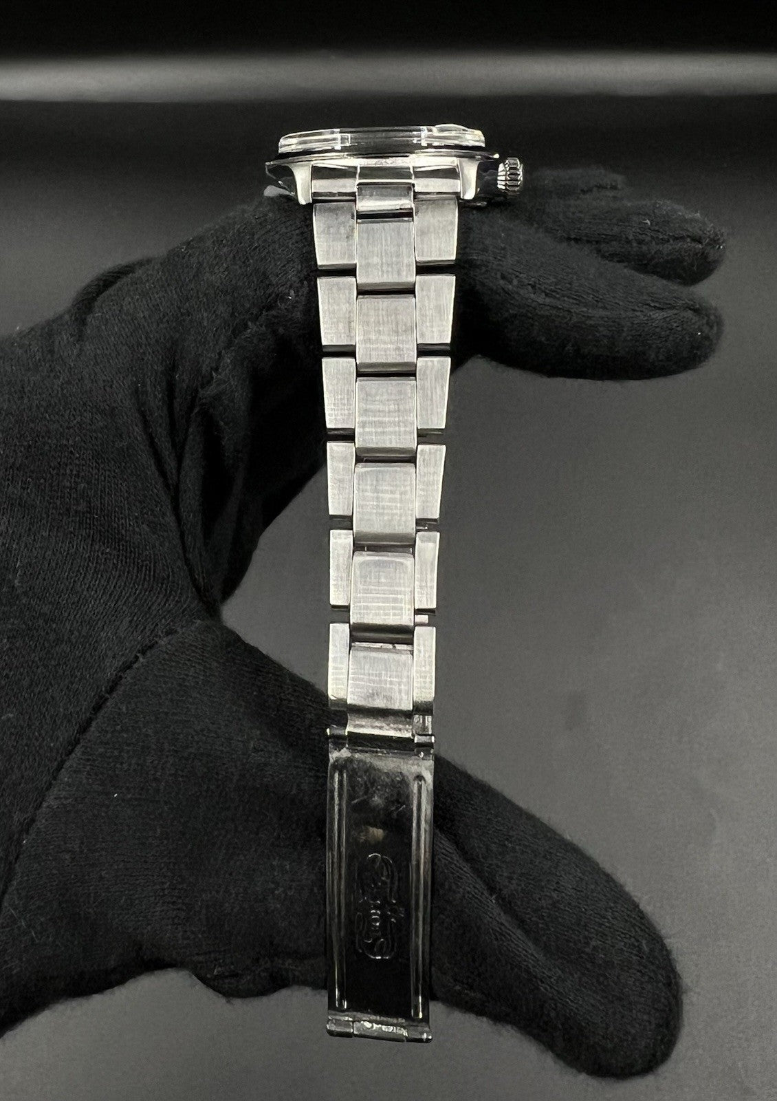 Vintage Rolex Date 1500 Steel 34mm Slate Grey Brushed Dial c.1970 Watch