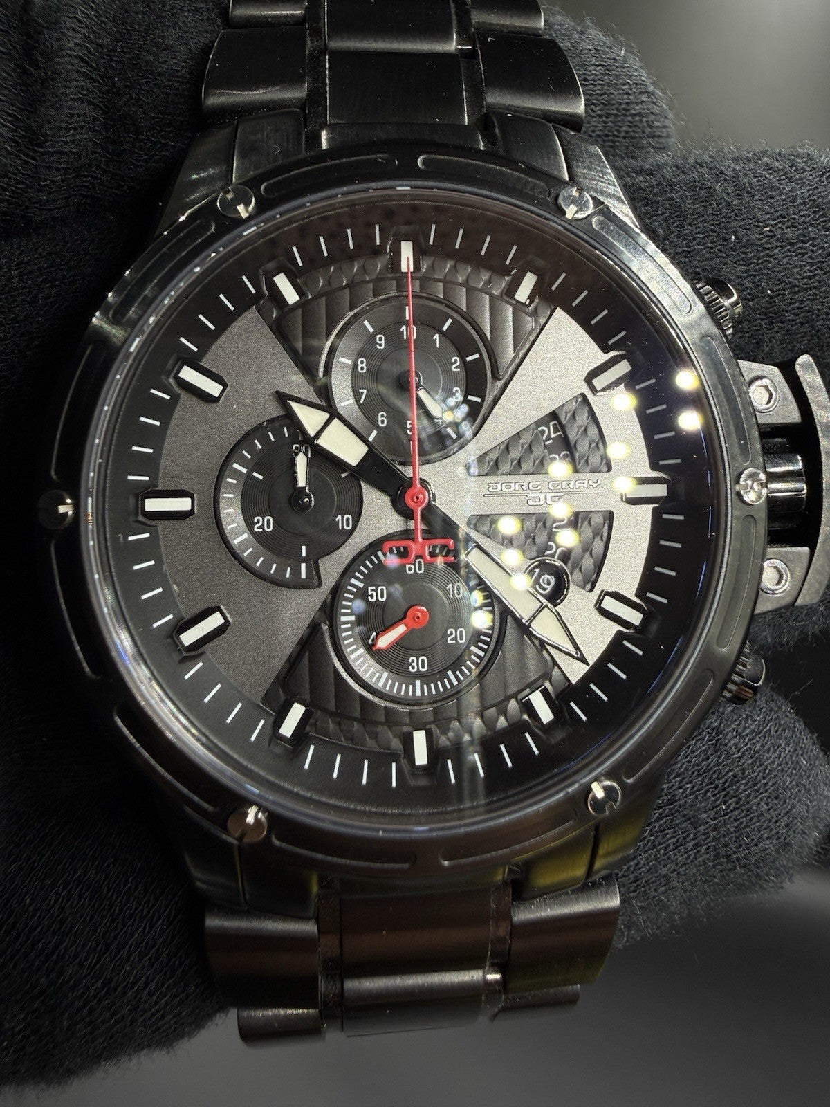 Jorg Gray 45MM Signature Multi Function Chronograph Watch - Swiss MVMT JG8500-24