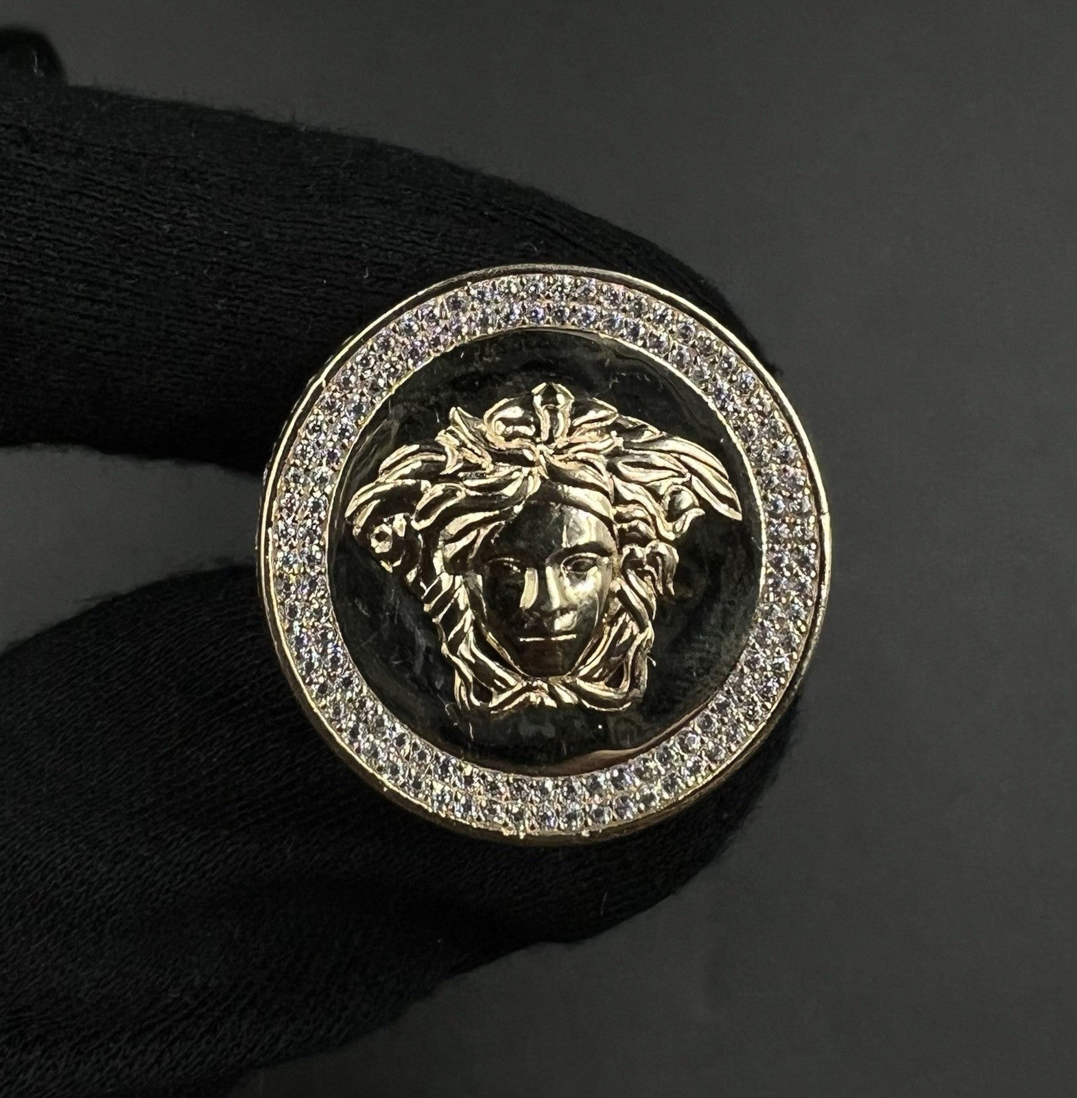 14K Semi-Solid Yellow Gold Natural Diamond Ring | Size 10 | ~1.5ct | 11.09g |
